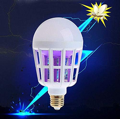 2 - in - 1 LED Mosquito Killer Bulb | 15W Insect Zapper Light | Silent, Odorless, Energy Saving - Flashkart Pakistan