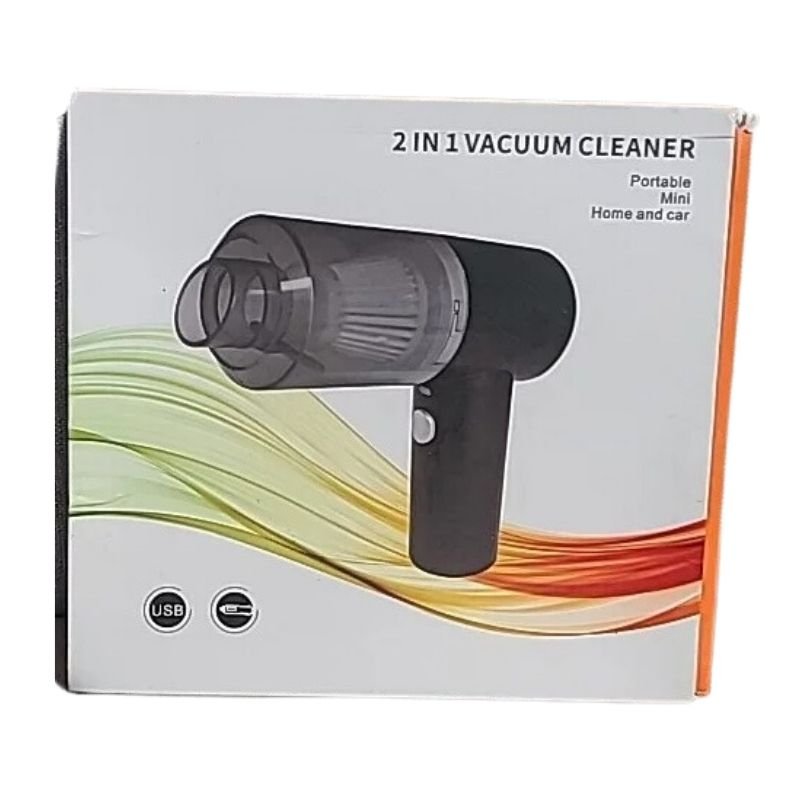 2 in 1 Wireless Portable Vacuum Car Cleaner | Car Vacuum Cleaner - Flashkart Pakistan