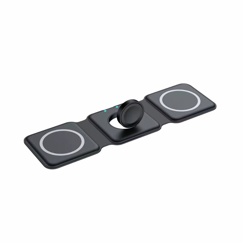 3 in 1 Magnetic Wireless charger Foldable 15W Original Charging Station - Flashkart Pakistan