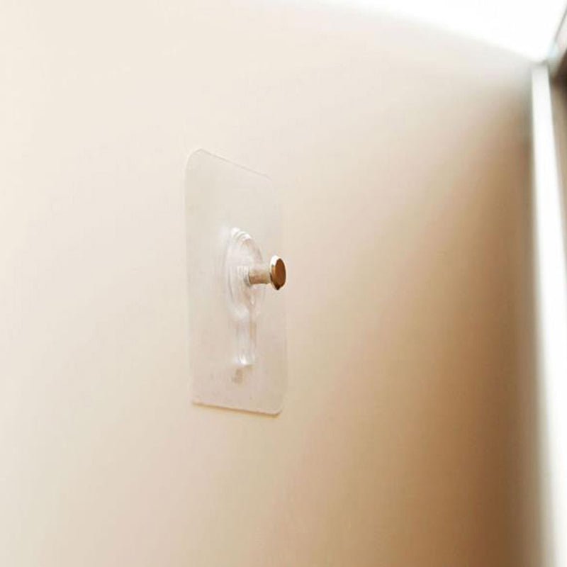 4 PCs Punch Free Screws Hanger Non - Marking Screw Stickers Wall Picture - Flashkart Pakistan