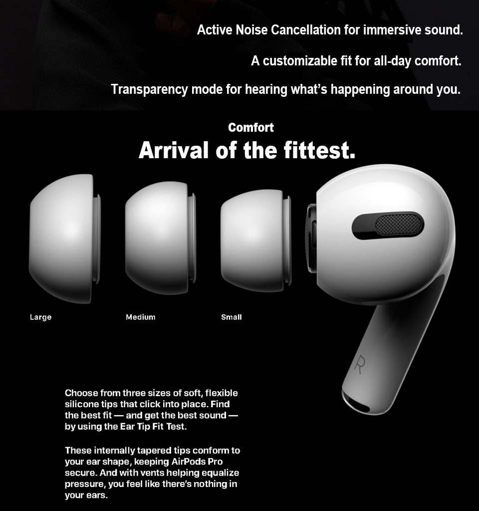 Airpods Pro 2 with ANC Technology | Wireless Earbuds Bluetooth | Super Sound Bass | Pop - Up Feature Compatible with All Devices - Flashkart Pakistan