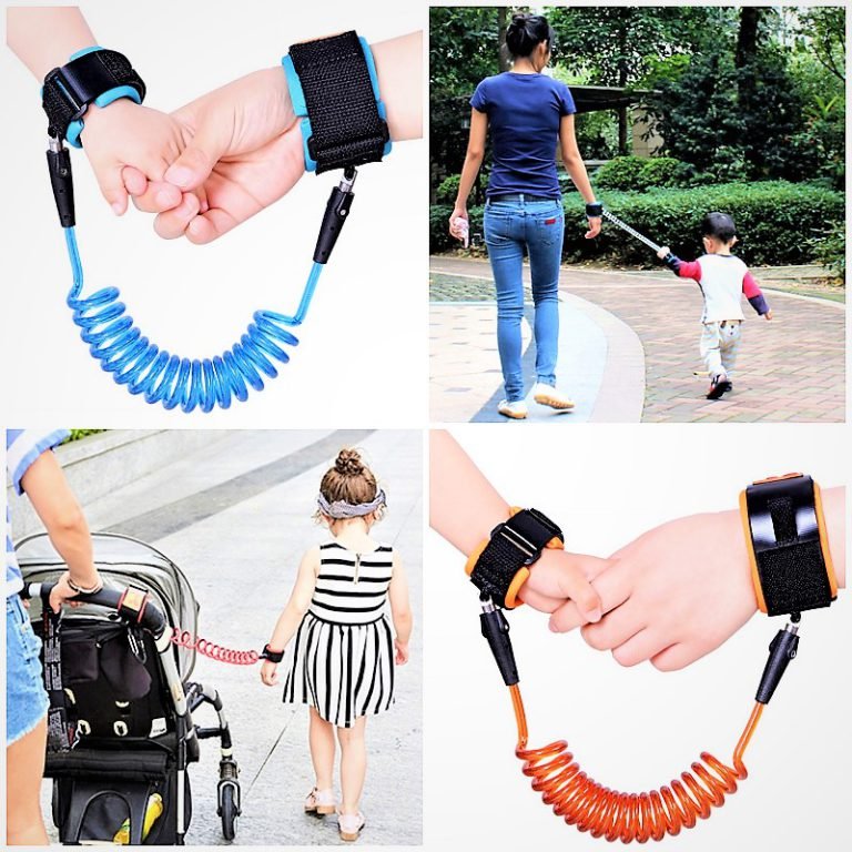 Anti - Lost Wrist Link for Kids | Child Safety Harness Strap for Travel & Crowded Areas - Flashkart Pakistan