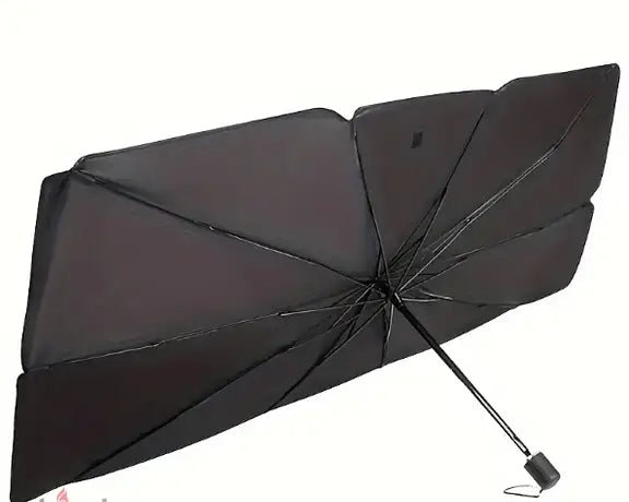 Foldable Car Windshield Umbrella Sunshade | UV Protection + Heat Blocker for All Vehicles - Flashkart Pakistan