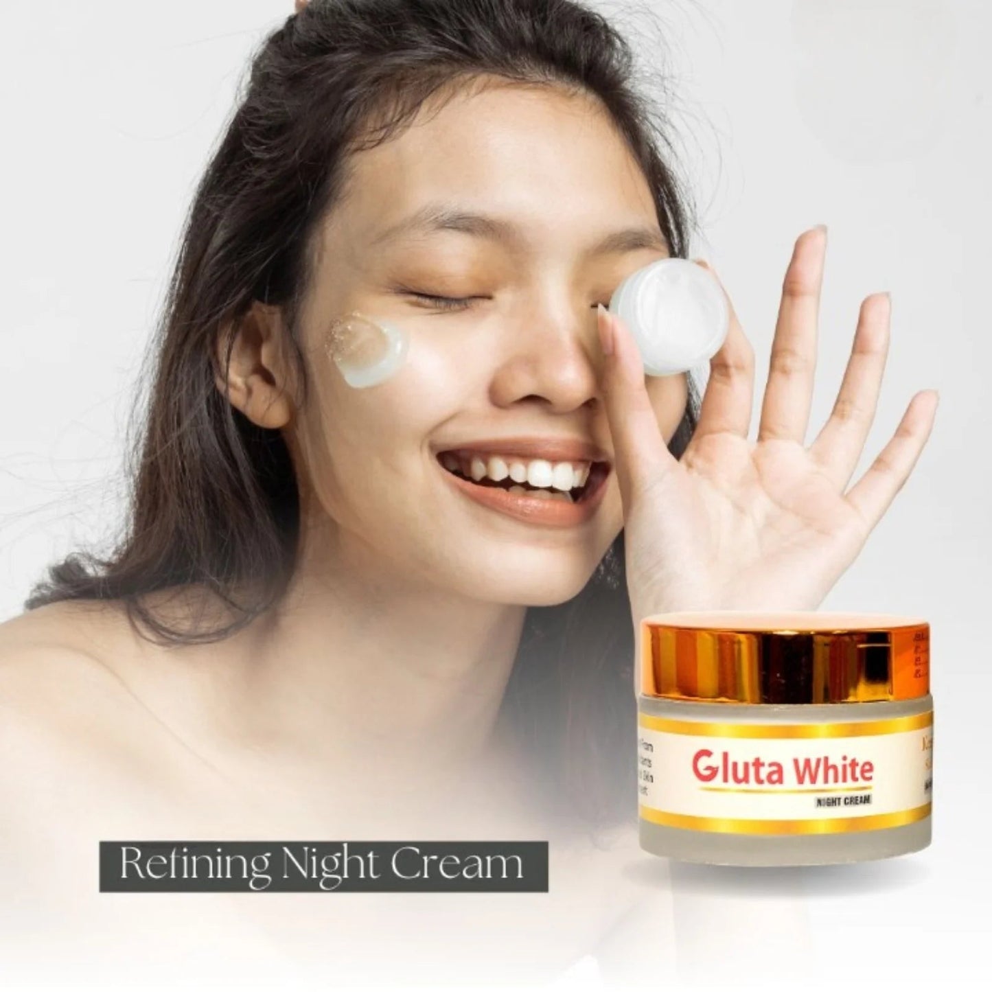 Gluta White Day & Night Cream | Whitening | Anti - Aging | 50g - Flashkart Pakistan