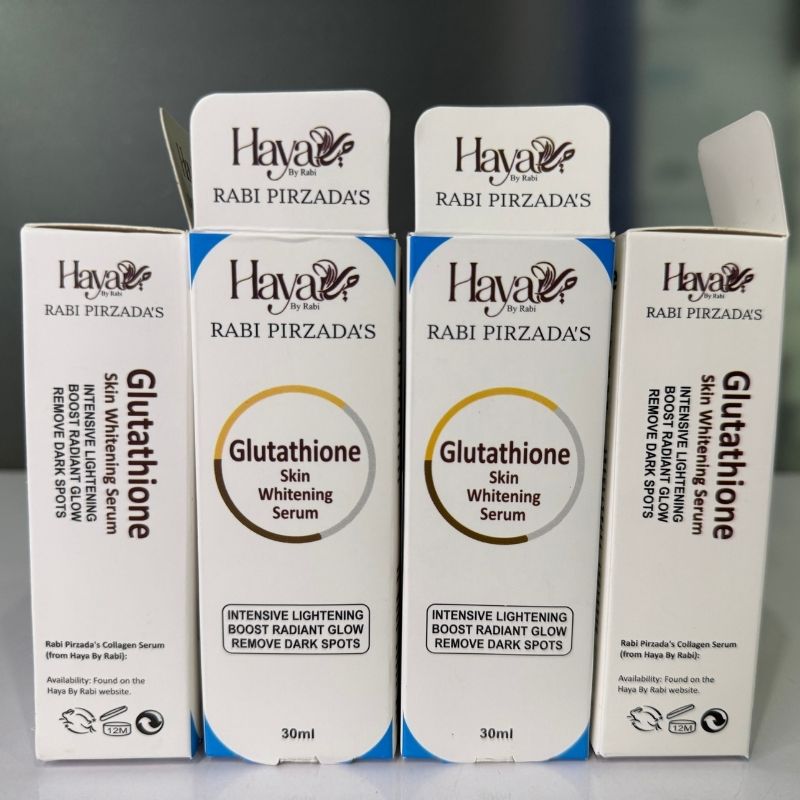 Haya Glutathione Skin Whitening Serum by Rabi – Brightening, Anti - Aging & Dark Spot Remover - Flashkart Pakistan