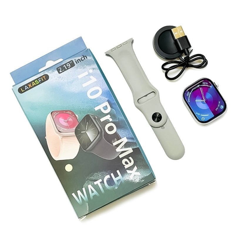 i10 Pro Max Smart Watch Series 9 – Bluetooth Calling, HD Display, Fitness & Health Tracker | Random Colors - Flashkart Pakistan