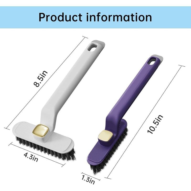 Multi - Function Rotating Crevice Cleaning Brush, 360° Deep |Clean for Hard - to - Reach Gaps | Ideal for Home, Kitchen & Bathroom - Flashkart Pakistan