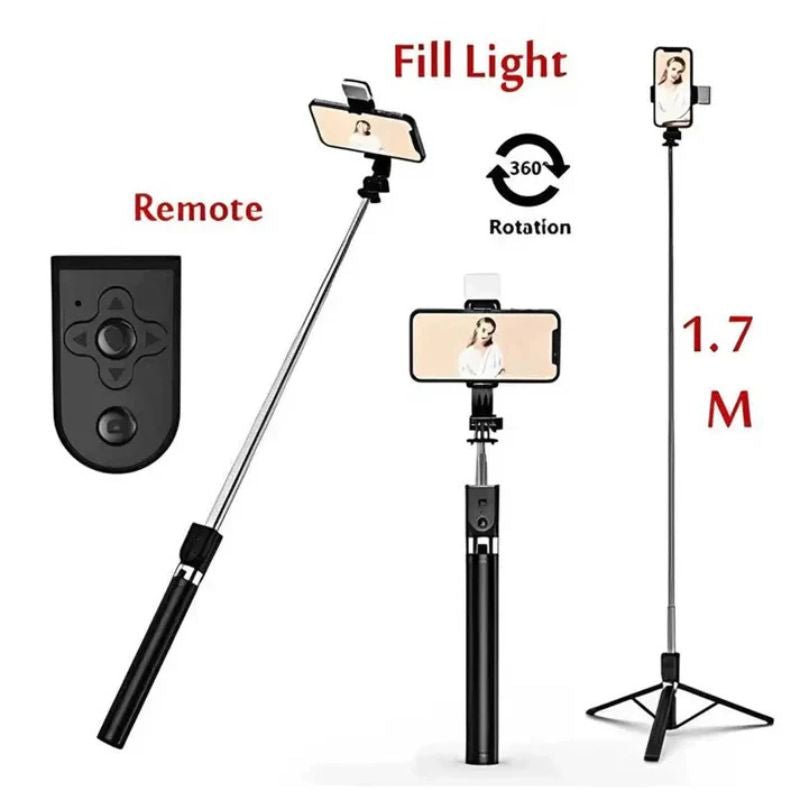NeePho P170S Selfie Stick Tripod | Premium Metal Build for Ultimate Stability - Flashkart Pakistan