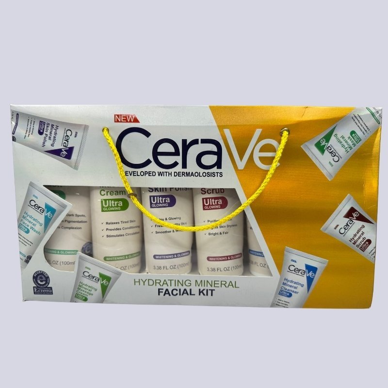 Pack of 6 – CeraVe Hydrating Mineral Facial Kit | Deep Moisture & Skin Repair | Best Quality Skincare - Flashkart Pakistan