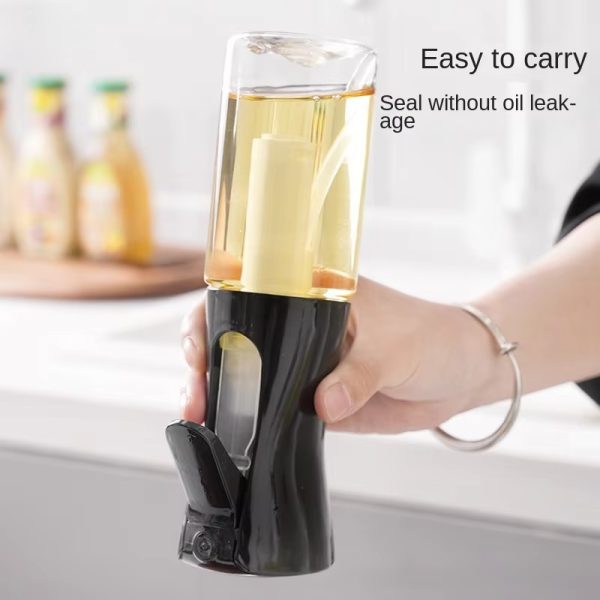 Plastic Glass Kitchen Cooking Spray Bottle |200 ML | BBQ Olive Oil Sprayer & Vinegar Spray Bottle - Flashkart Pakistan