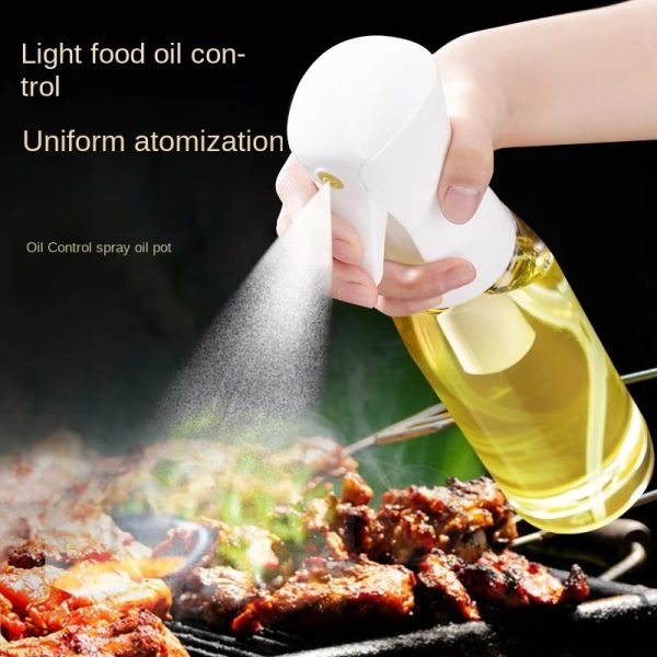 Plastic Glass Kitchen Cooking Spray Bottle |200 ML | BBQ Olive Oil Sprayer & Vinegar Spray Bottle - Flashkart Pakistan