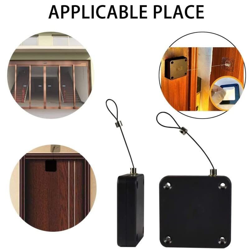 Portable Automatic Door Closer –|Punch - Free, Self - Closing with Pull Force - Flashkart Pakistan