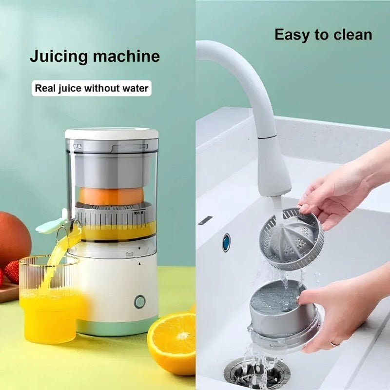 Portable Electric Citrus Juicer | USB Rechargeable, Hands - Free Orange & Lemon Juice Extractor, Easy to Clean - Flashkart Pakistan