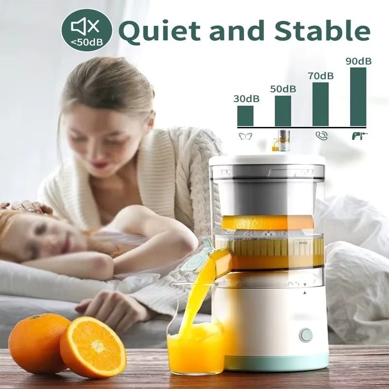 Portable Electric Citrus Juicer | USB Rechargeable, Hands - Free Orange & Lemon Juice Extractor, Easy to Clean - Flashkart Pakistan