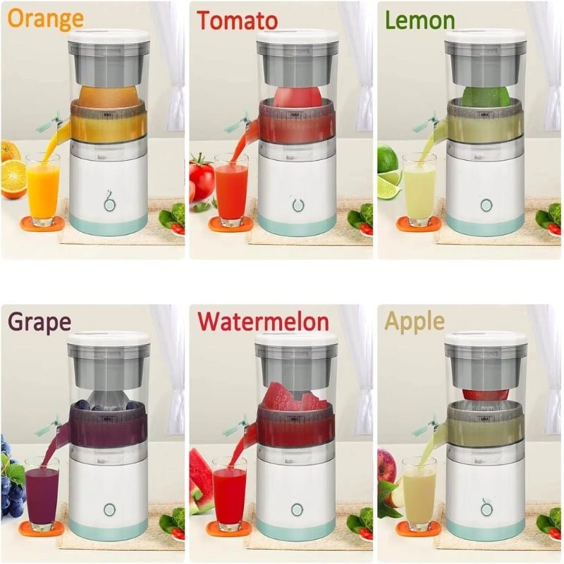 Portable Electric Citrus Juicer | USB Rechargeable, Hands - Free Orange & Lemon Juice Extractor, Easy to Clean - Flashkart Pakistan