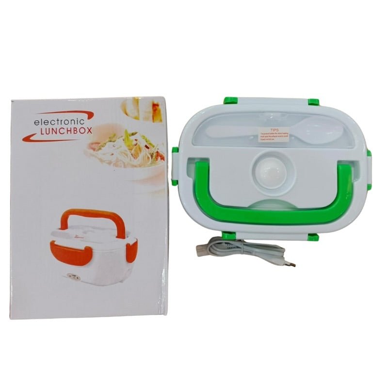 Portable Electric Heating Lunch Box | Food Warmer (Random Color) - Flashkart Pakistan