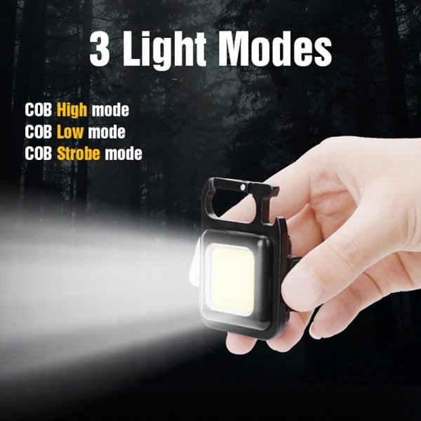 Portable Keychain Light | 500 Lumens Mini COB LED - Flashkart Pakistan