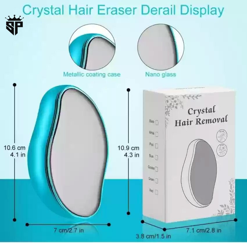 Portable Magic Hair Remover for Arms Legs Back , Crystal Hair Eraser - Flashkart Pakistan
