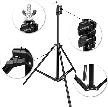 Ring Light 10 Inches + Right Light Stand 7 Ft | Best for Photography & Video - Flashkart Pakistan