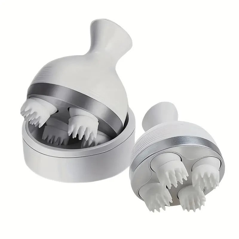 Scalp Massager — Electric Meridian Massage with 4 Moveable Clusters - Flashkart Pakistan