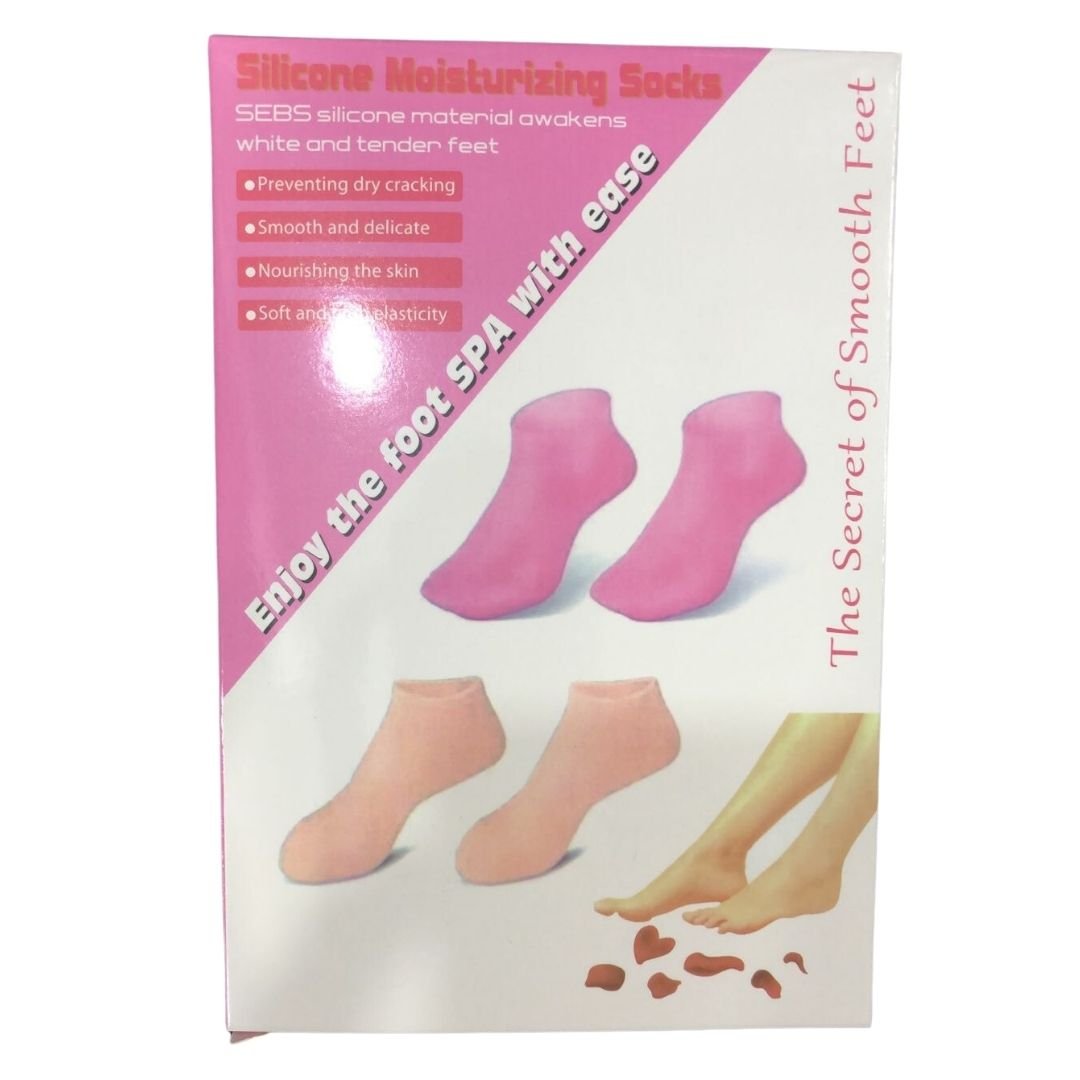 Silicone Jelly Socks | Box Packed | Ultra - Moisturizing Gel Foot Care Protector - Flashkart Pakistan