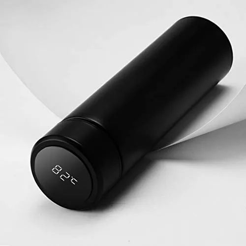 Temperature Display Thermos Water Bottle (Hot & Cold) | 500 ML | Random Colors - Flashkart Pakistan