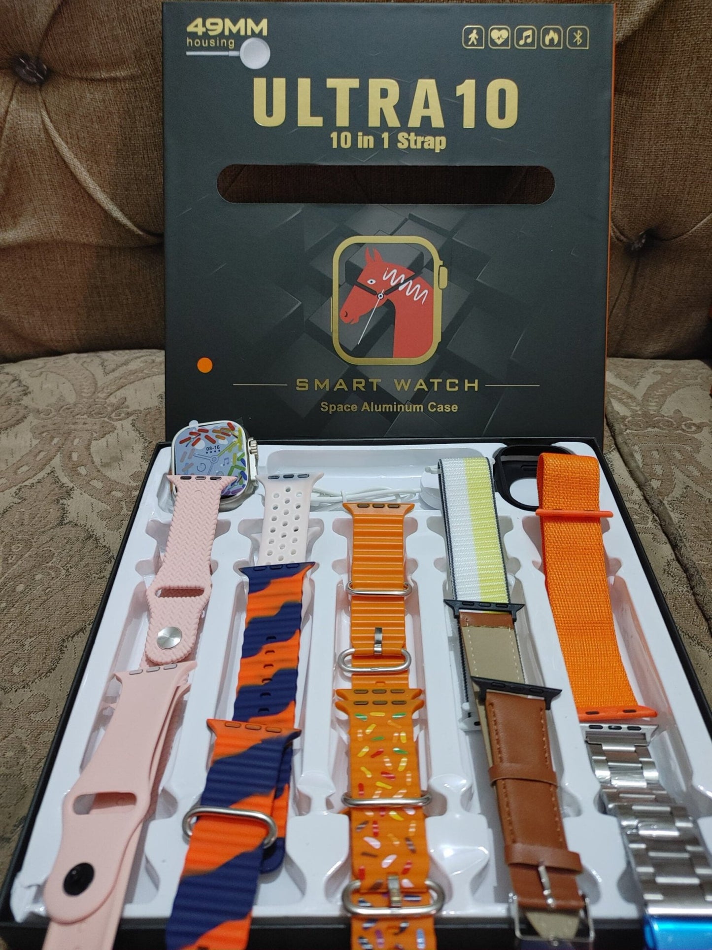 Ultra 10 Smartwatch | 10 in 1 Series 8 big 2.0′ HD Screen - Flashkart Pakistan
