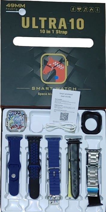 Ultra 10 Smartwatch | 10 in 1 Series 8 big 2.0′ HD Screen - Flashkart Pakistan