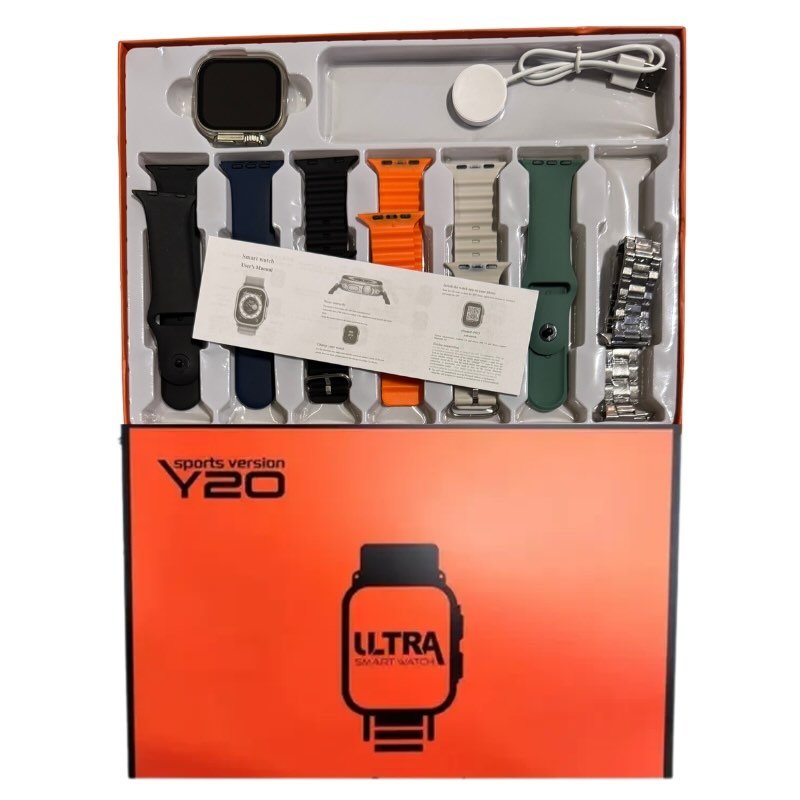 Y20 Ultra Smart Watch – Sports Edition | 2.2" HD Display | Bluetooth Calling | Fitness & Health Tracker - Flashkart Pakistan