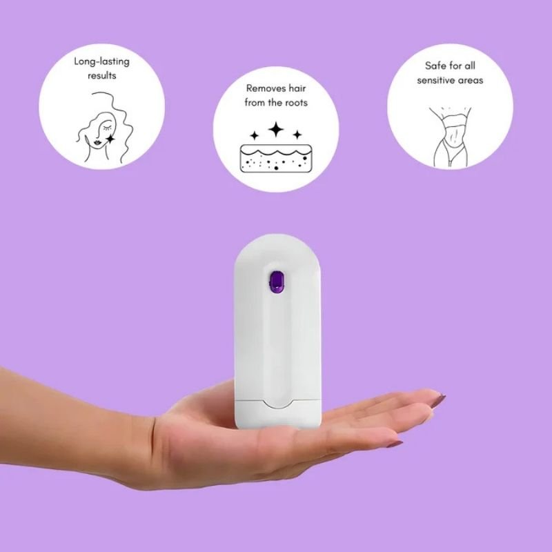 2 - in - 1 Rechargeable Painless Hair Remover for Face & Body | Instant, Pain - Free Hair Removal Machine - Flashkart Pakistan