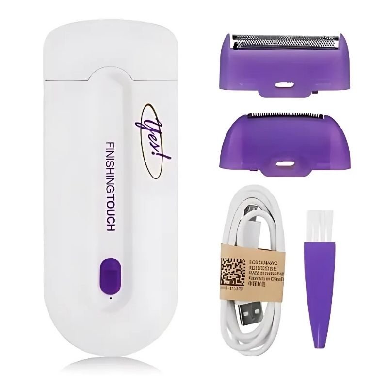 2 - in - 1 Rechargeable Painless Hair Remover for Face & Body | Instant, Pain - Free Hair Removal Machine - Flashkart Pakistan