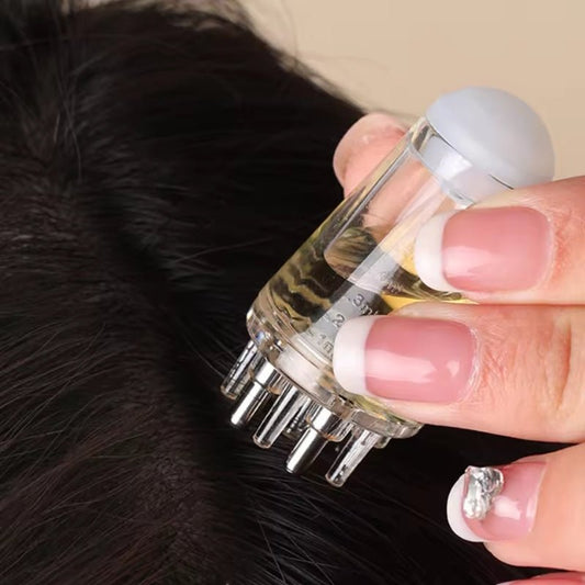 2 - in - 1 Scalp Root Hair Oil Applicator Comb | Precision Oil Massage Tool for Hair Growth & Scalp Care - Flashkart Pakistan