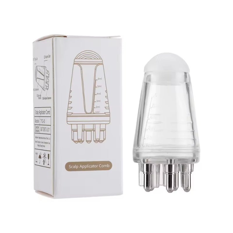 2 - in - 1 Scalp Root Hair Oil Applicator Comb | Precision Oil Massage Tool for Hair Growth & Scalp Care - Flashkart Pakistan