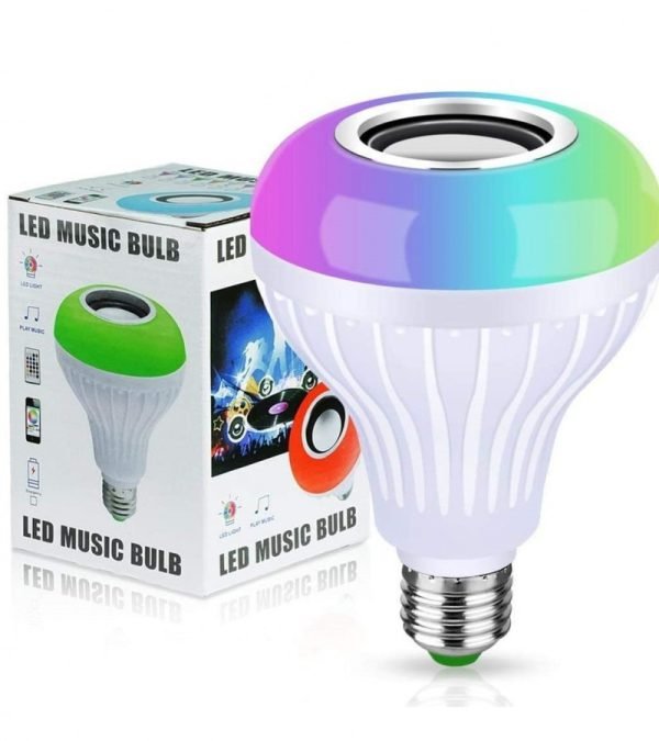 2 - in - 1 Smart LED Bulb + Bluetooth Speaker | RGB Light + Remote Control - Flashkart Pakistan