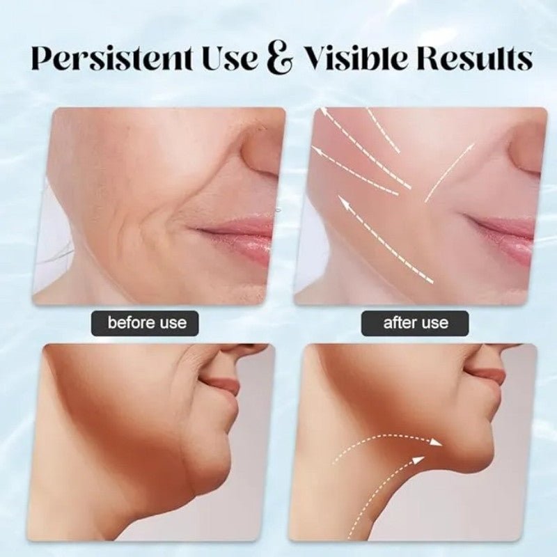3 - in - 1 Rechargeable Face and Neck Massager with Red Light Therapy and Microcurrent for Skin Lifting and Anti - Wrinkle Care | Random Color - Flashkart Pakistan