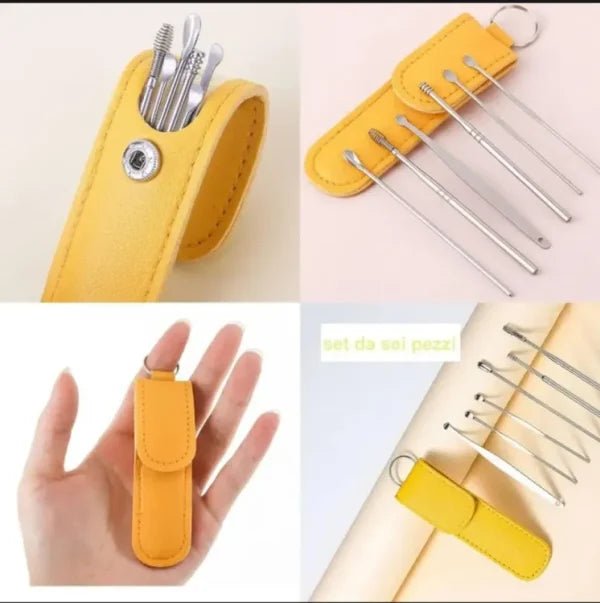 6 - Piece Ear Wax Cleaning Kit - Portable & Easy to Use - Flashkart Pakistan