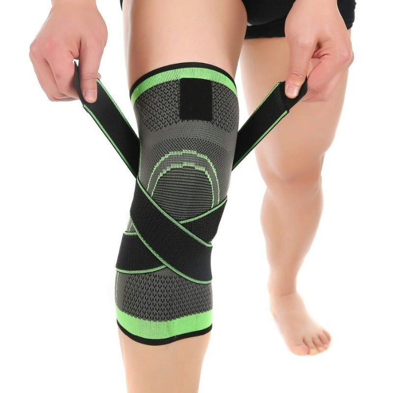 Adjustable 3D Knee Support Band | Pressure Weave Brace for Men & Women| 1 PC - Flashkart Pakistan