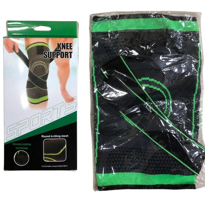 Adjustable 3D Knee Support Band | Pressure Weave Brace for Men & Women| 1 PC - Flashkart Pakistan