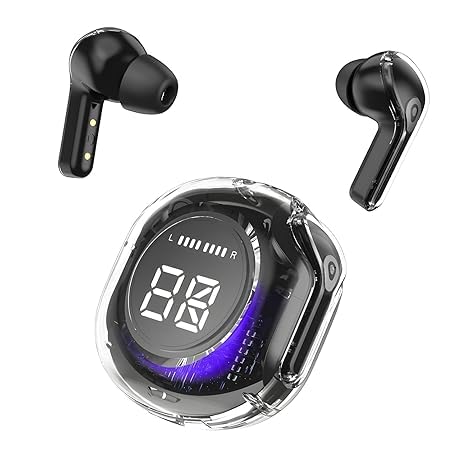 Air 39 Transparent Bluetooth Earbuds | High - Quality Sound, Super Bass, ENC Technology, HD Calling, Bluetooth 5.3 - Flashkart Pakistan