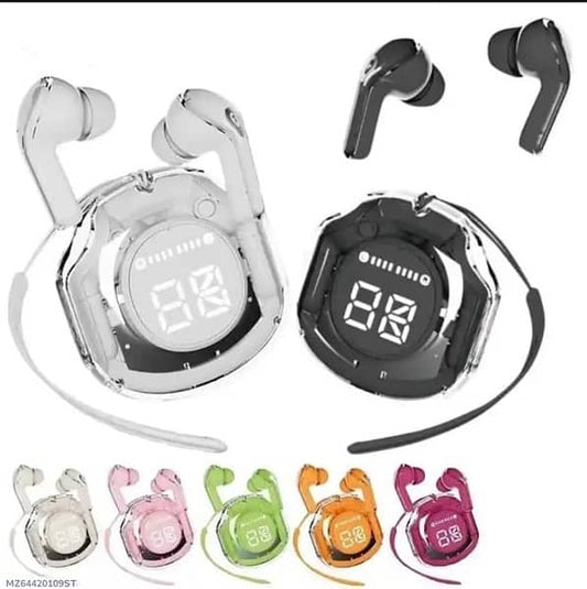 Air 39 Transparent Bluetooth Earbuds | High - Quality Sound, Super Bass, ENC Technology, HD Calling, Bluetooth 5.3 - Flashkart Pakistan
