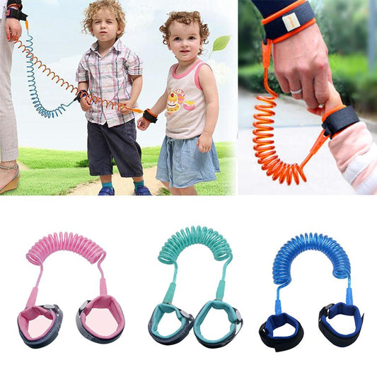 Anti - Lost Wrist Link for Kids | Child Safety Harness Strap for Travel & Crowded Areas - Flashkart Pakistan
