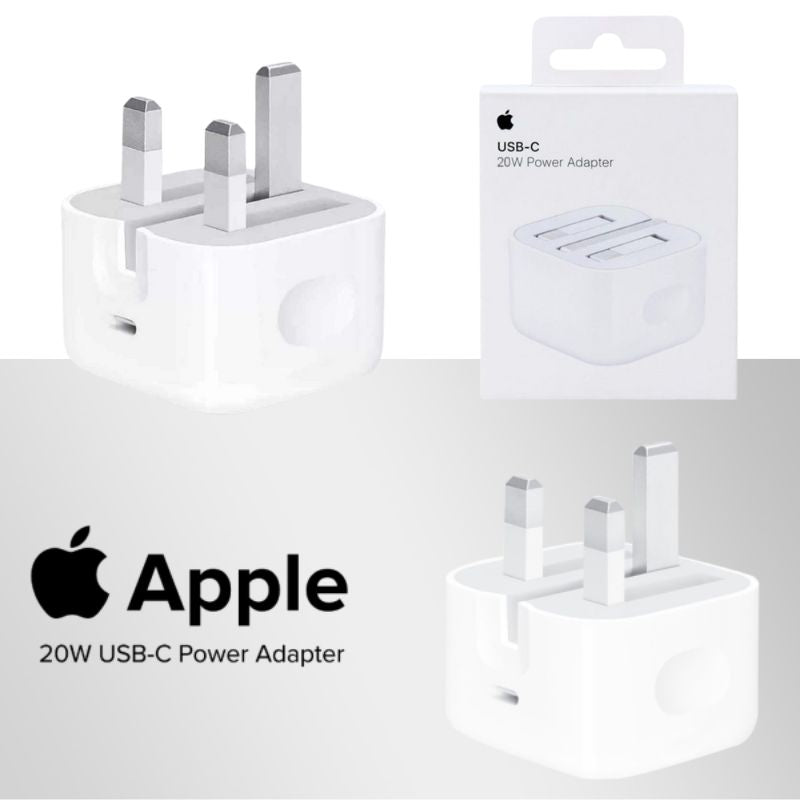 Apple 20W USB C Power Adapter | Fast Charger | AAA Quality | Compatible with iPhone & iPad - Flashkart Pakistan