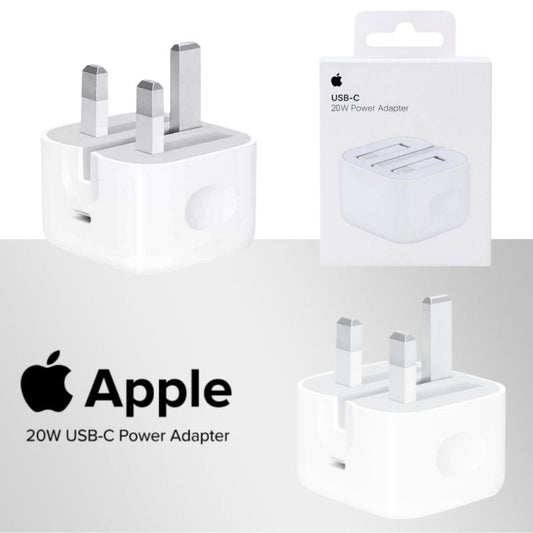 Apple 20W USB C Power Adapter | Fast Charger | AAA Quality | Compatible with iPhone & iPad - Flashkart Pakistan