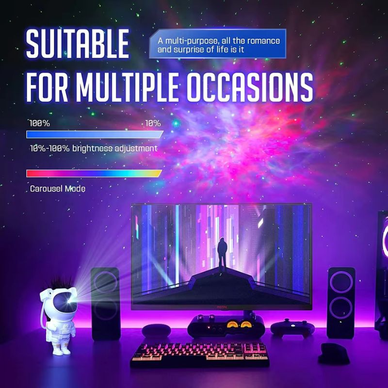 Astronaut Star Projector Night Light | Bring the Galaxy to Your Room - Flashkart Pakistan