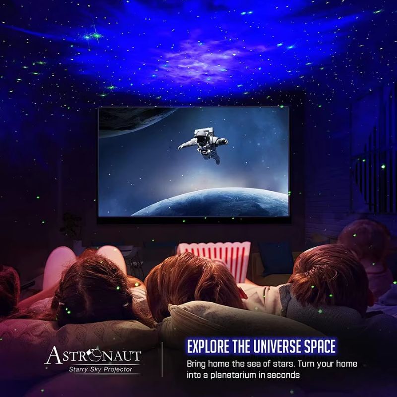 Astronaut Star Projector Night Light | Bring the Galaxy to Your Room - Flashkart Pakistan