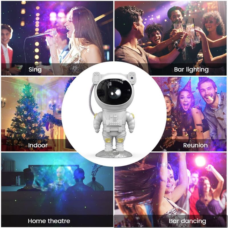 Astronaut Star Projector Night Light | Bring the Galaxy to Your Room - Flashkart Pakistan