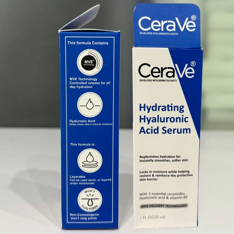 Cerave Hyaluronic Acid Serum for Face with Vitamin B5 and Ceramides Hydrating Face Serum for Dry Skin Fragrance Free 30ml - Flashkart Pakistan
