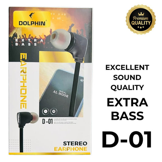 D - 01 Handsfree | Super Bass | Elegant Design - Flashkart Pakistan