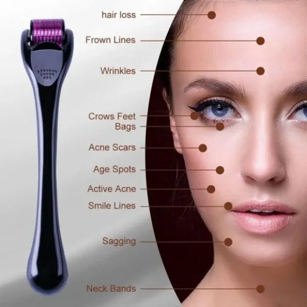Derma Roller 0.5mm for Hair & Skin Therapy - Flashkart Pakistan