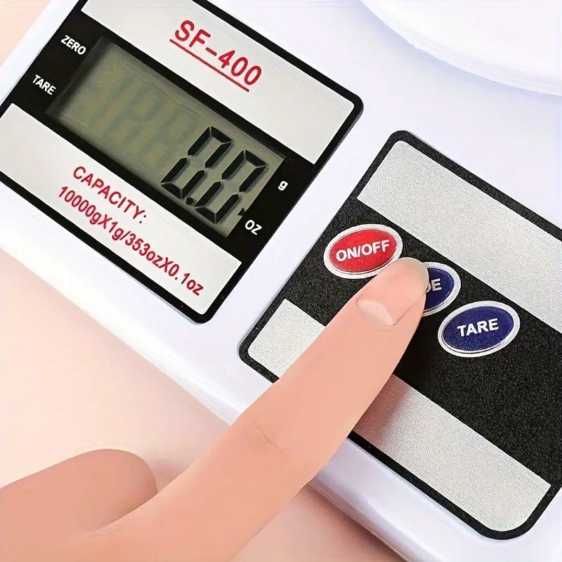 Digital Kitchen Weighing Scale | 10kg Capacity | High Precision LCD Display with Tare Function - Flashkart Pakistan